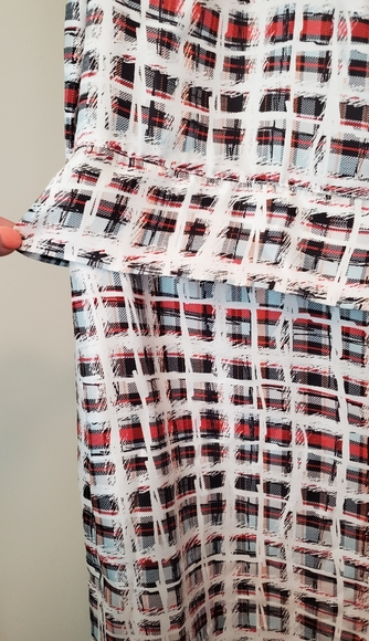 Burberry scribble check silk dress size 0 - Picture 8 of 15